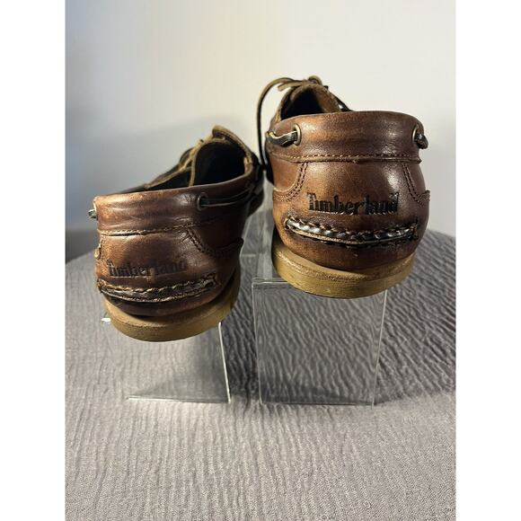Timberland Brown Leather Loafers Size 10.5M Made in Dominican Republic main image 7